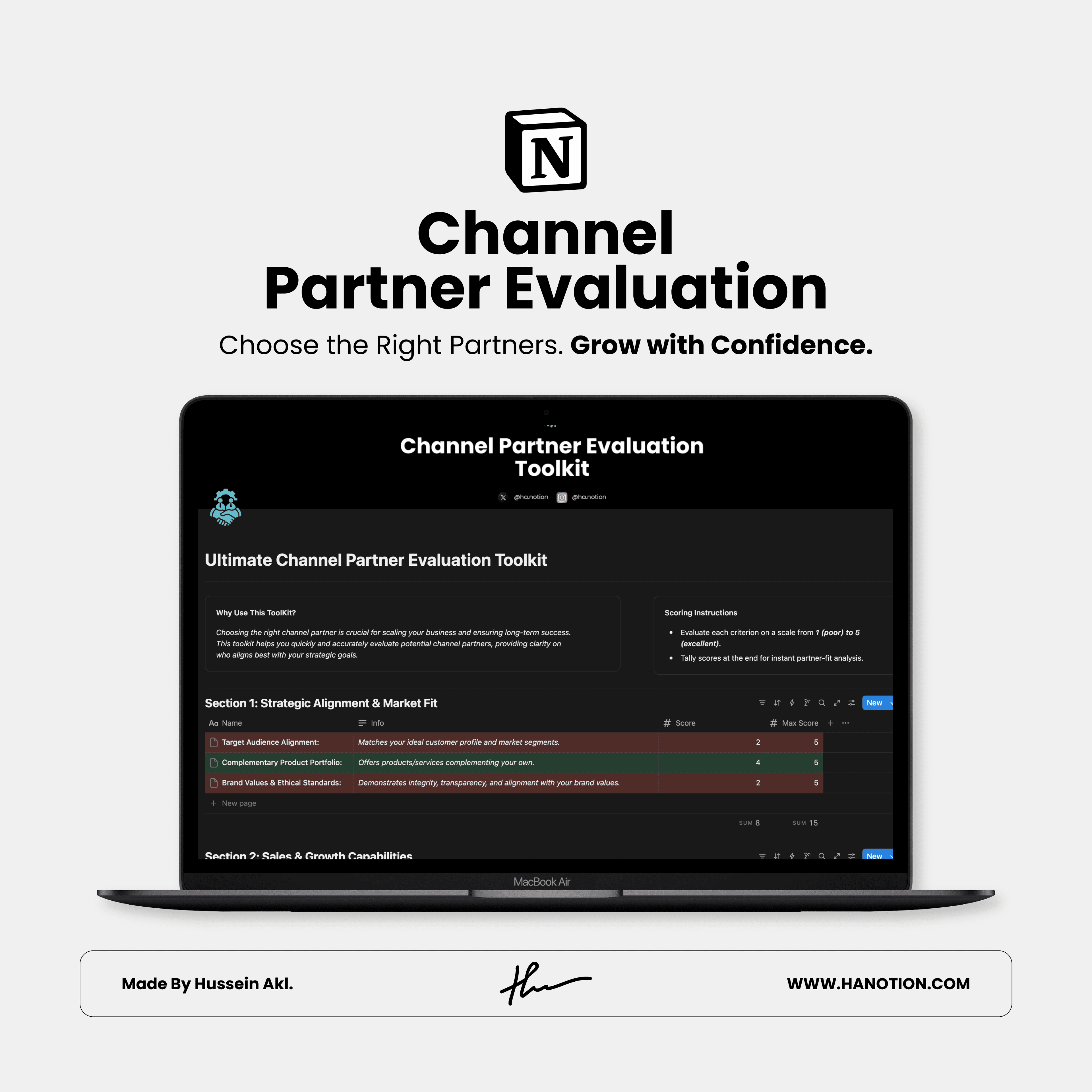 Ultimate Channel Partner Evaluation Toolkit preview
