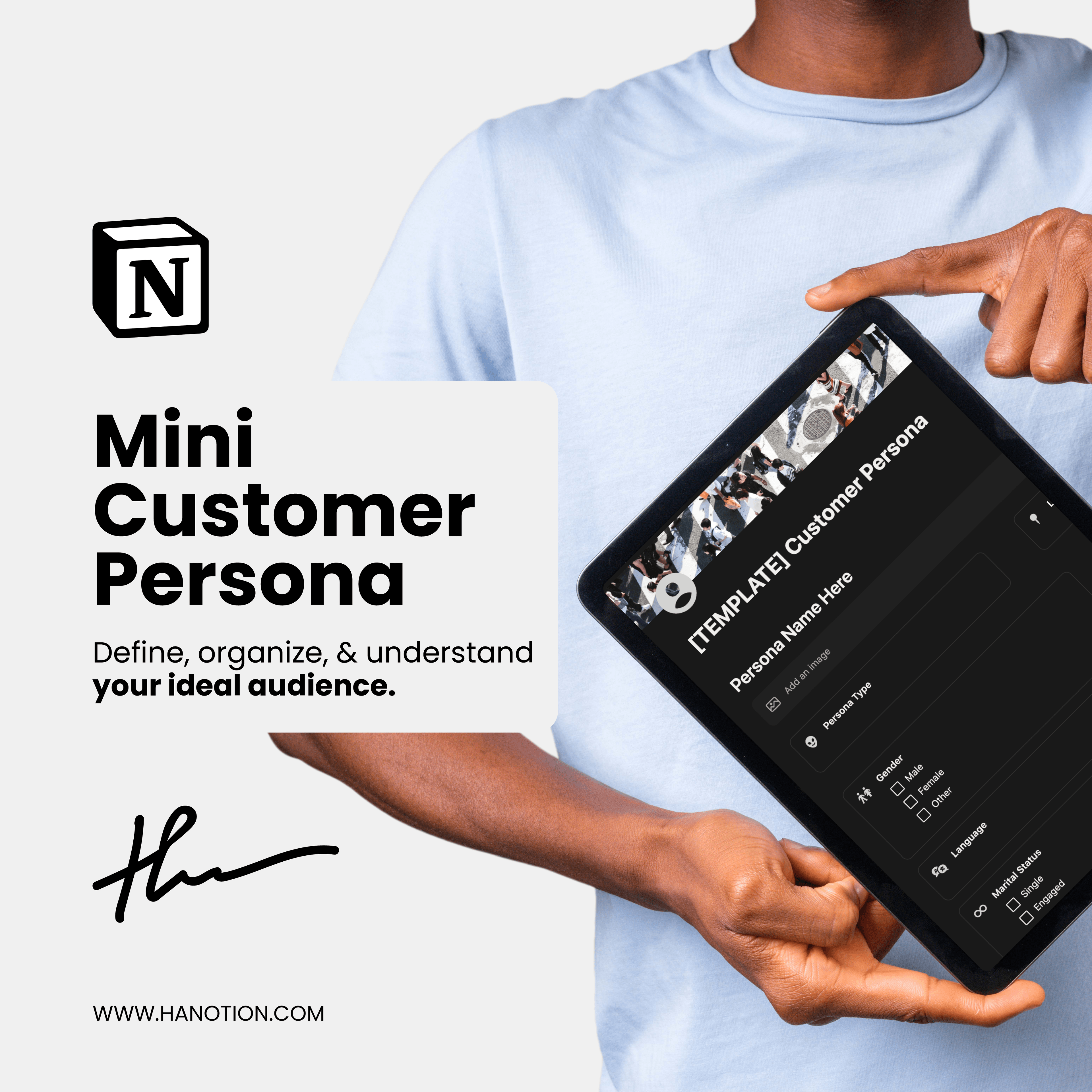 Mini Customer Persona Template preview