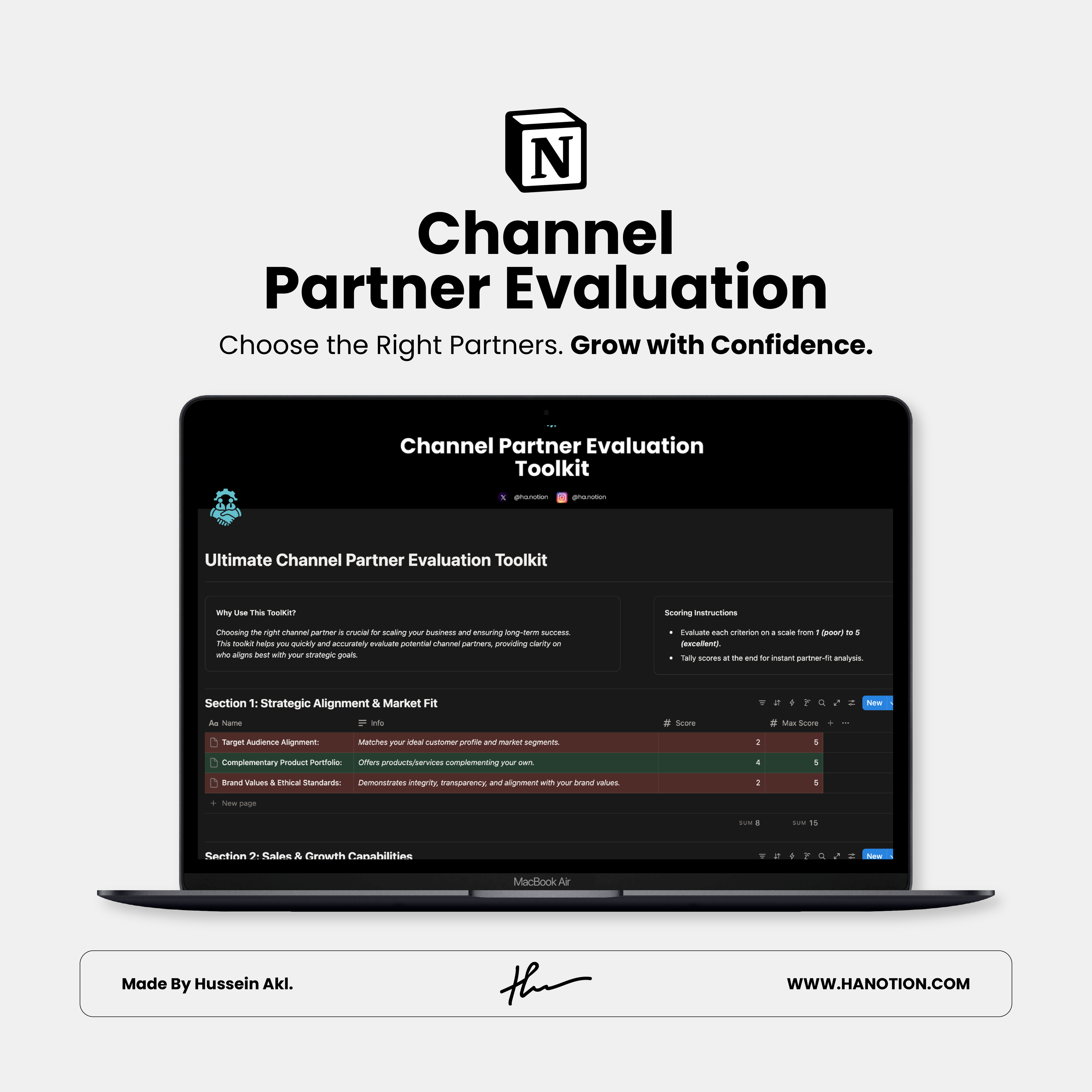 Ultimate Channel Partner Evaluation Toolkit