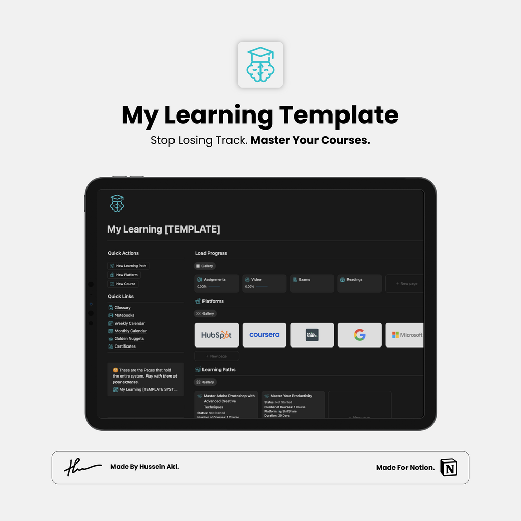 Learning Template