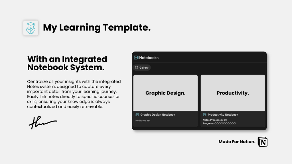 Learning Template
