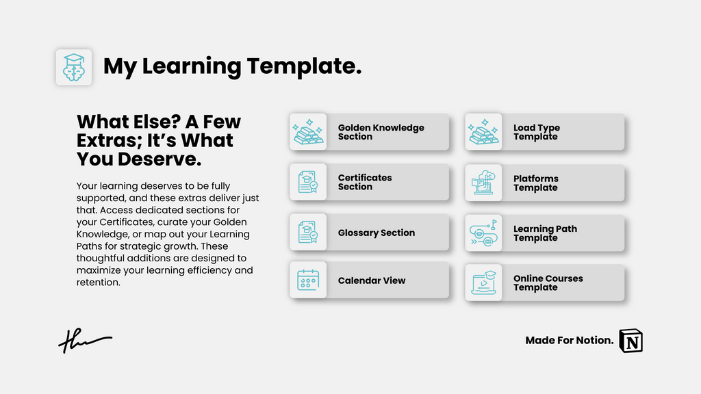 Learning Template