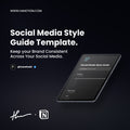 Social Media Style Guide Template