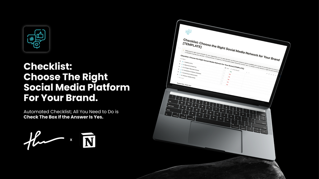 Checklist: Choose the Right Social Media Network