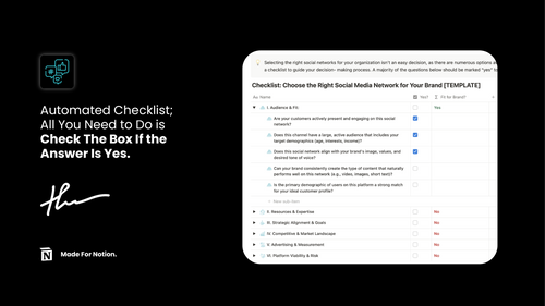 Checklist: Choose the Right Social Media Network