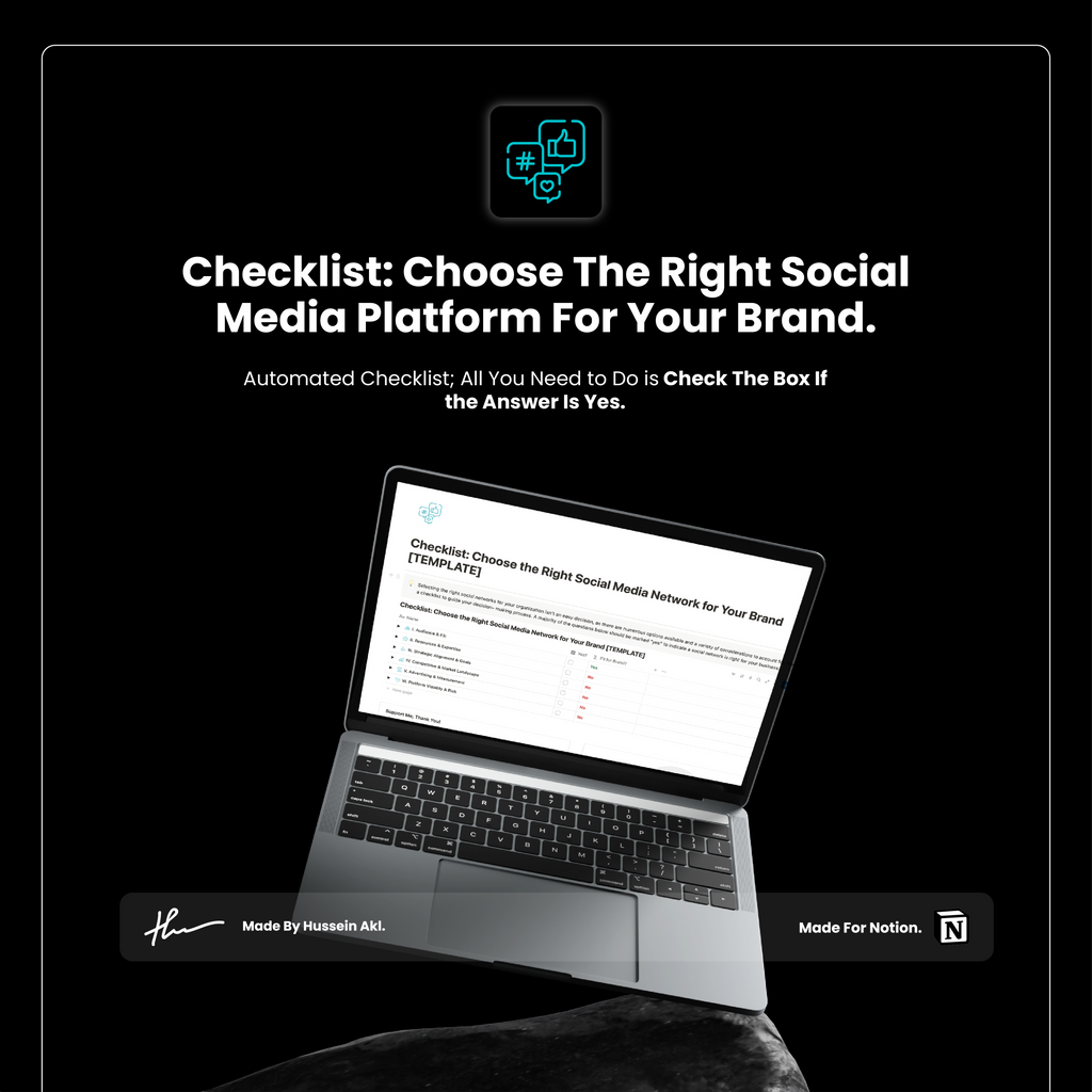 Checklist: Choose the Right Social Media Network