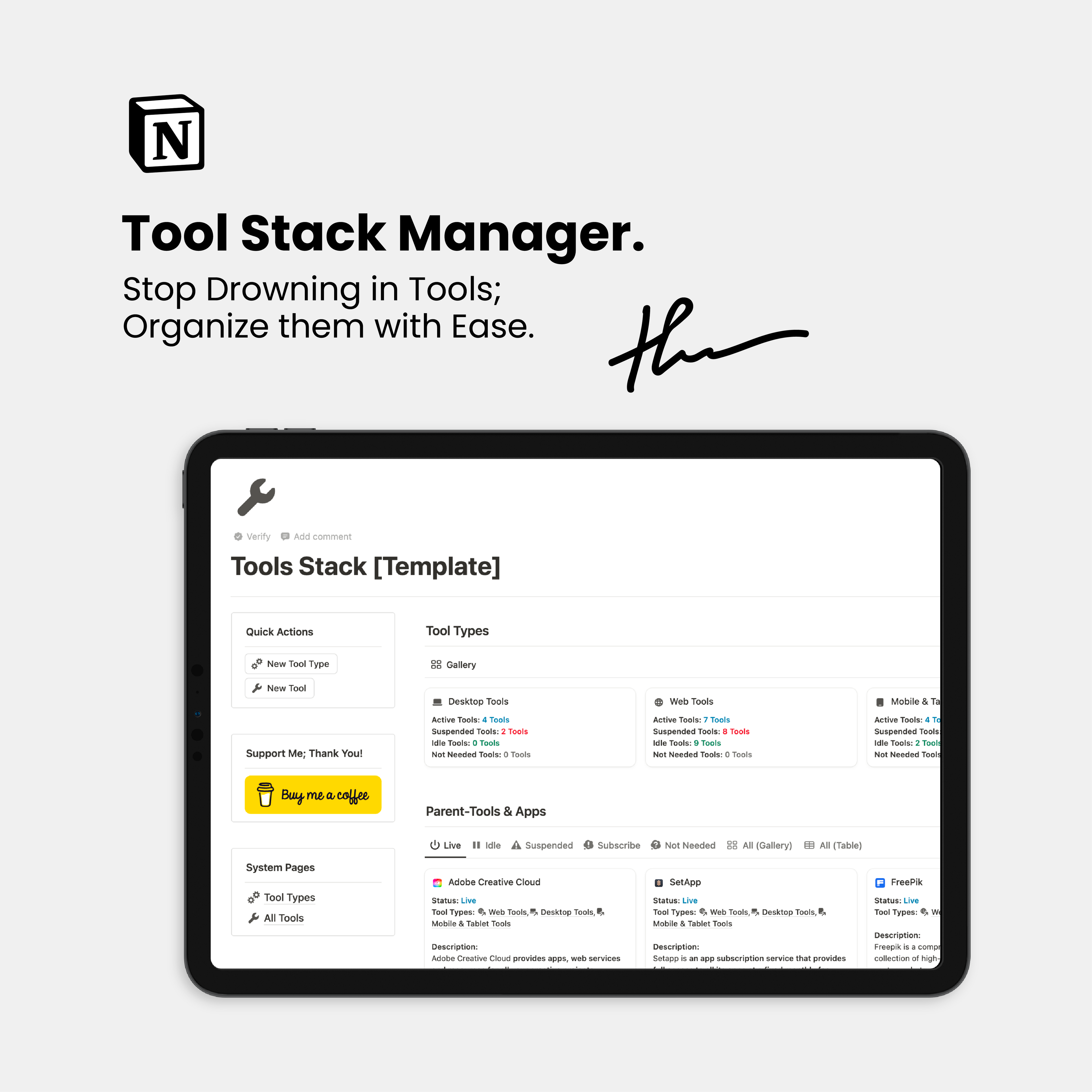 Tool Stack Manager