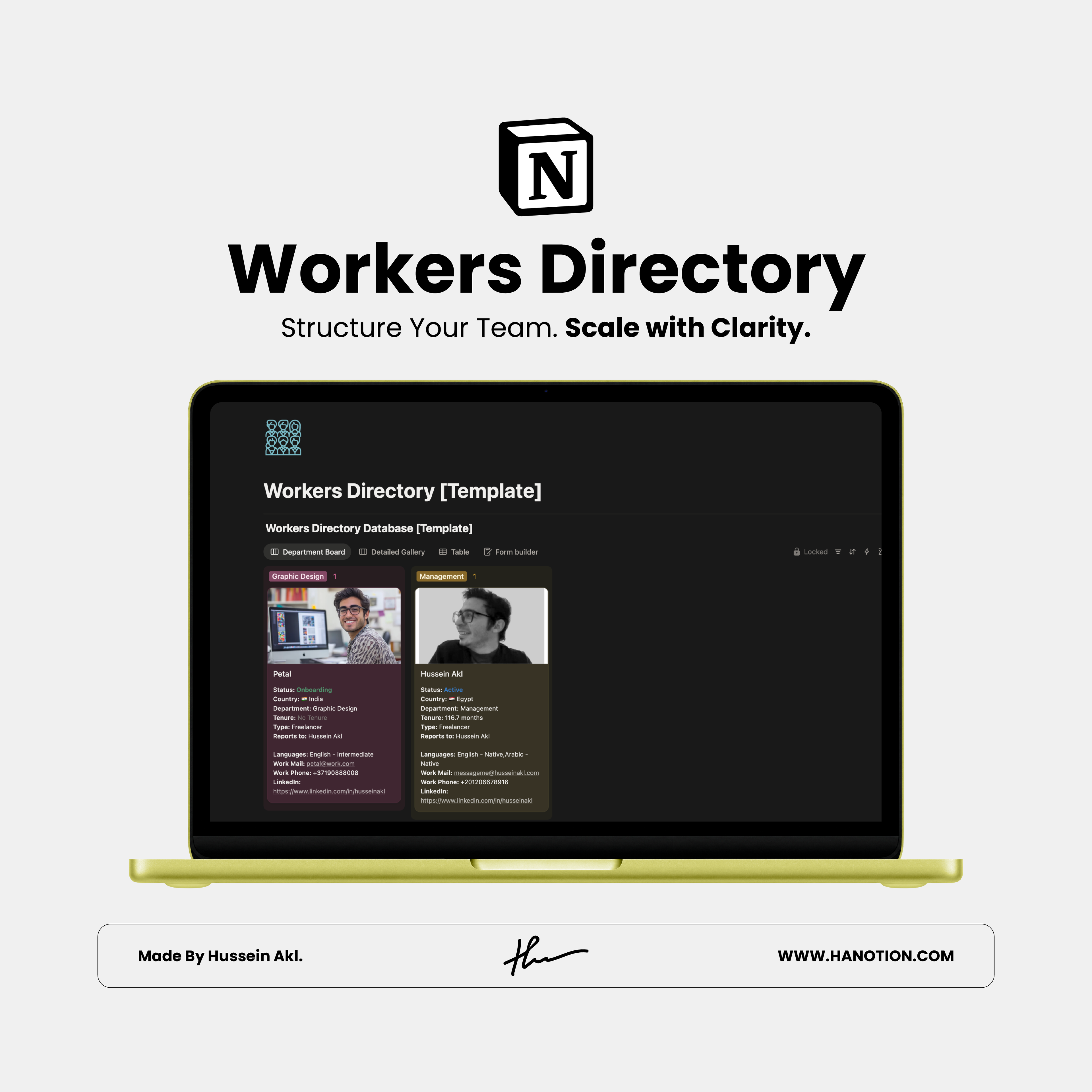 Workers Directory Template